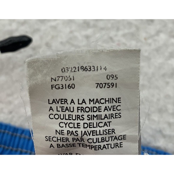 Nike Swim Trunks Mens XL Gray Blue Sports Athletic Cargo Pocket Bathing Suit 6" - Picture 10 of 13